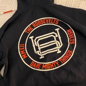 RSVLTS Navy Blue Dare Mighty Things Hoodie
